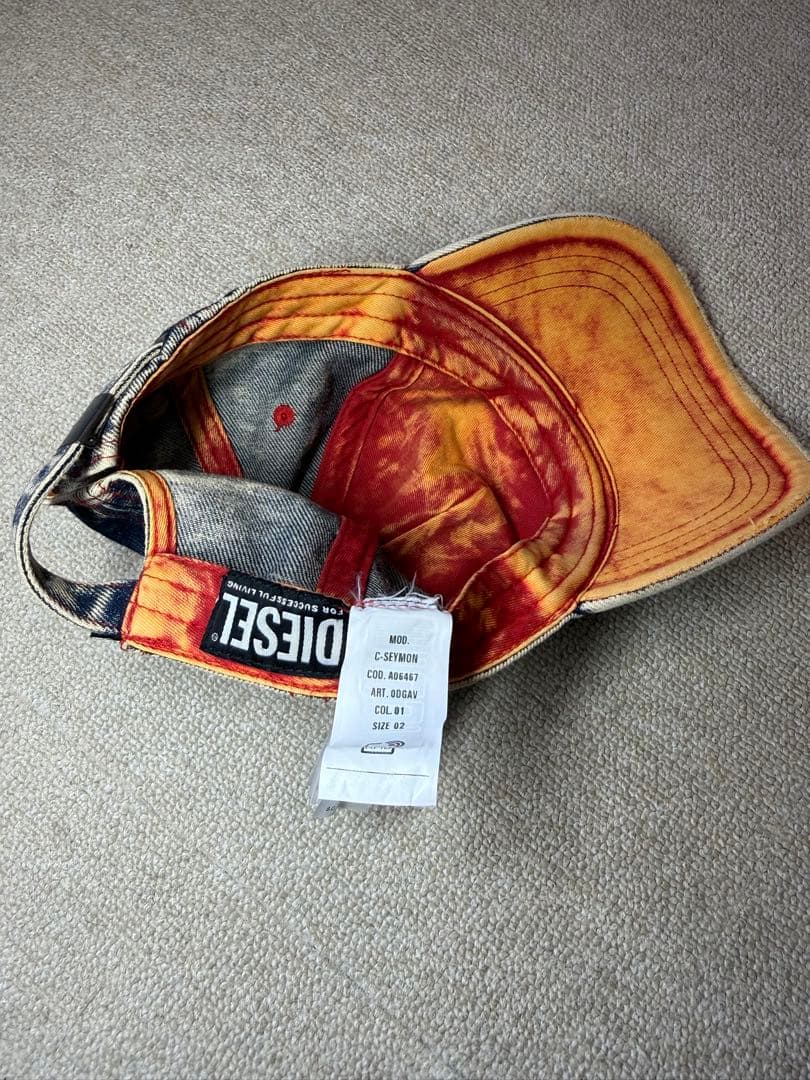 最終価格DIESEL デニムキャップ