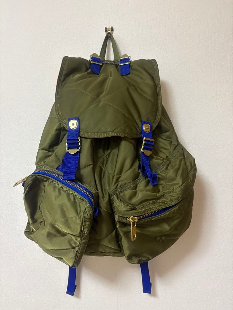 sacai porter バックパック リュック　カーキ 2018年