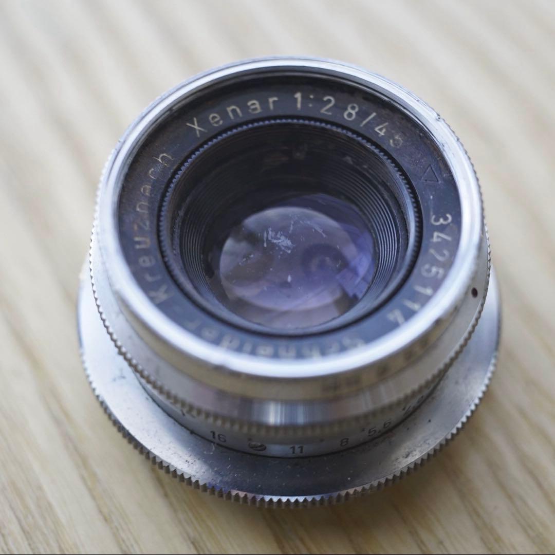 Akarette→Leica-M マウントアダプタとレンズ4本。GFX対応