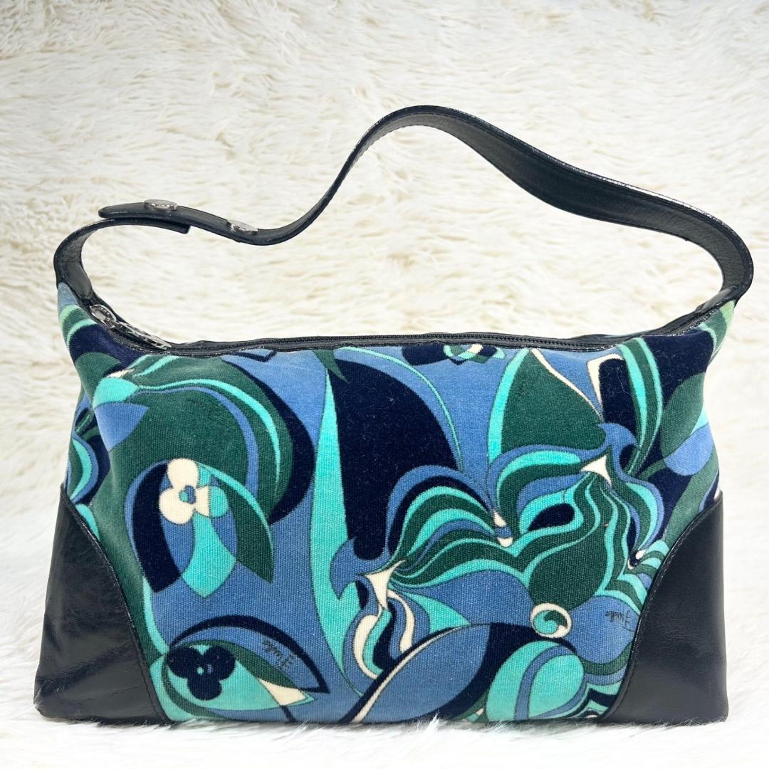 希少✨ エミリオプッチ スエード ワンショルダーバッグ アクセサリーポーチ