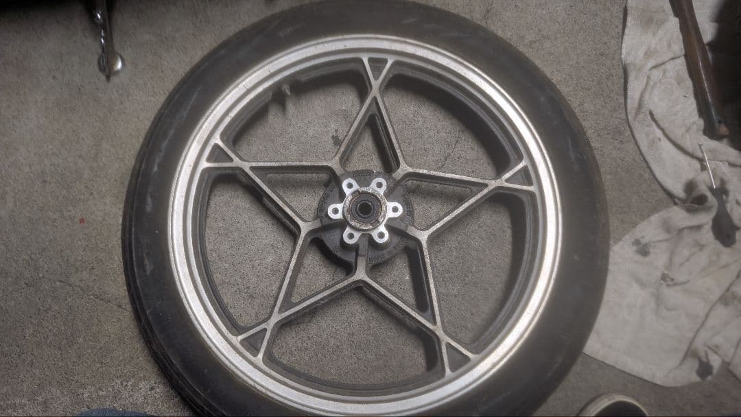 GSX400F GS400 GT380 GSX400E ダブルディスク