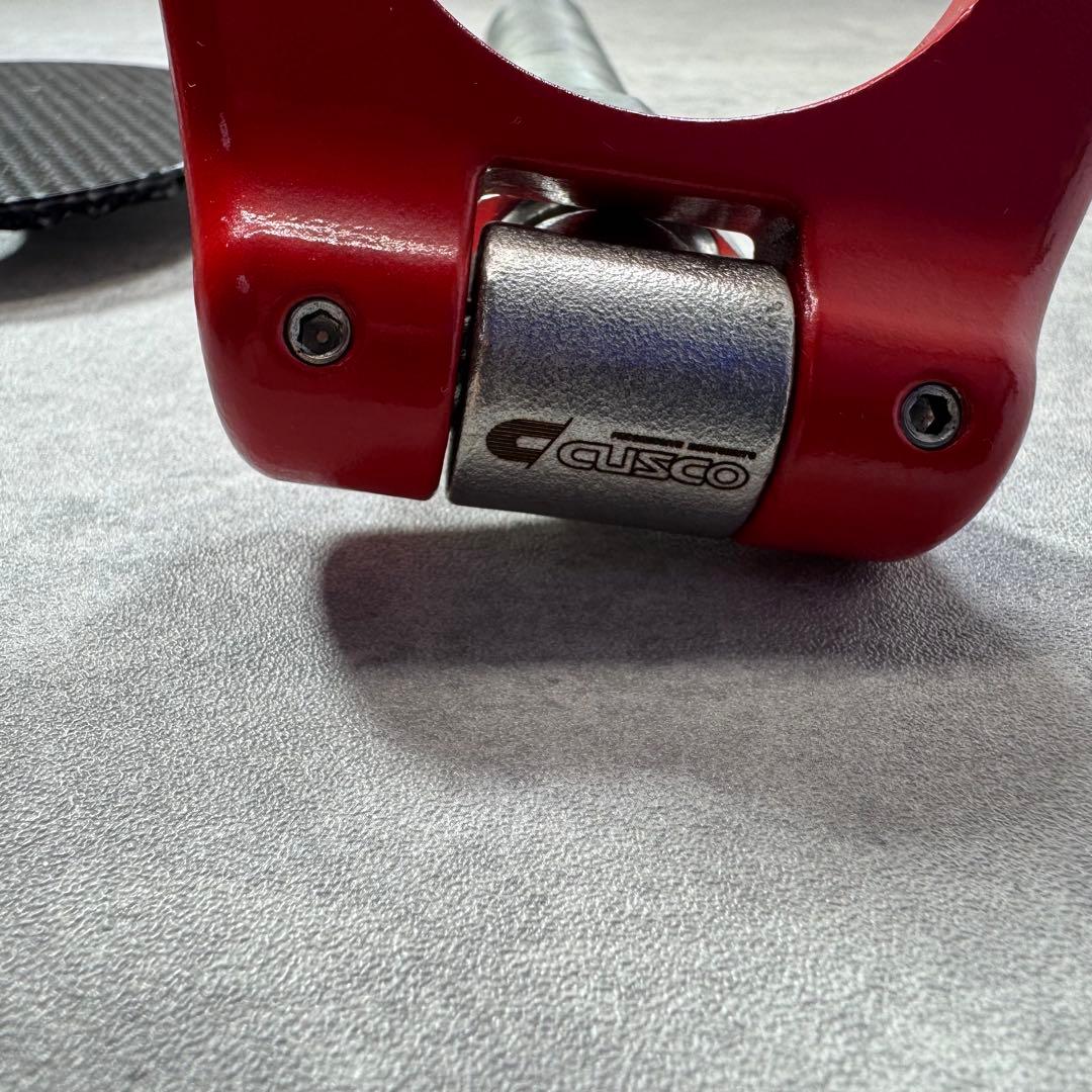 CUSCO GRカローラ 牽引フック 可倒式 リア トヨタ純正カバー加工済み