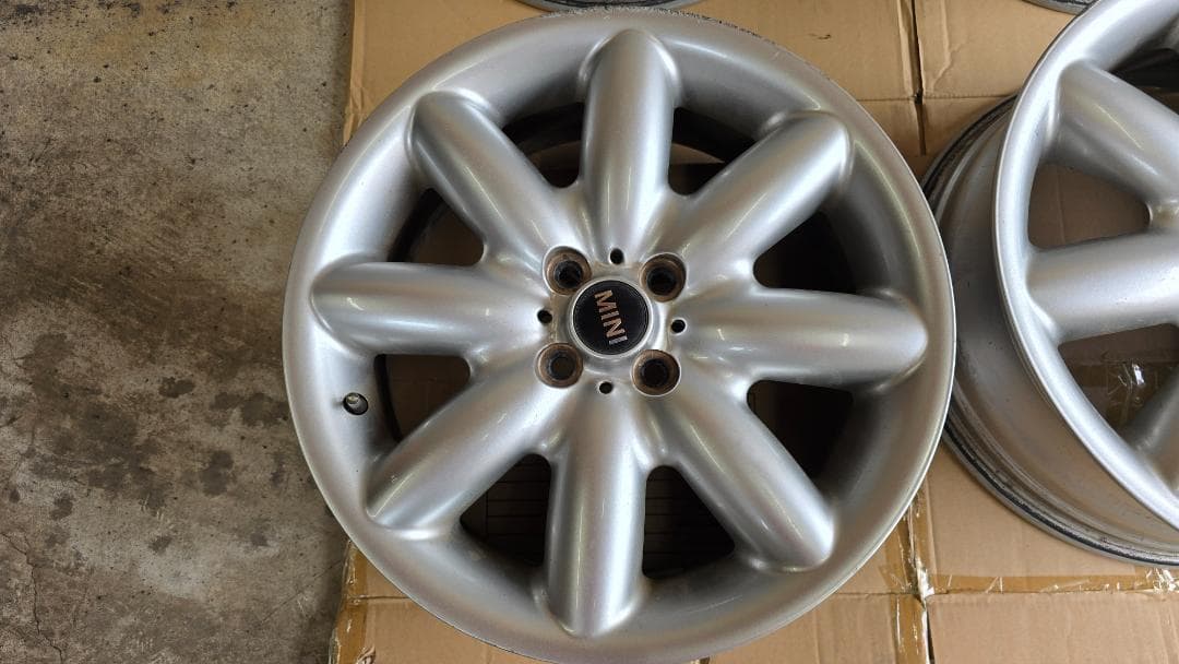 【引取限定】MINI純正　17インチ シルバー 5スポークホイール