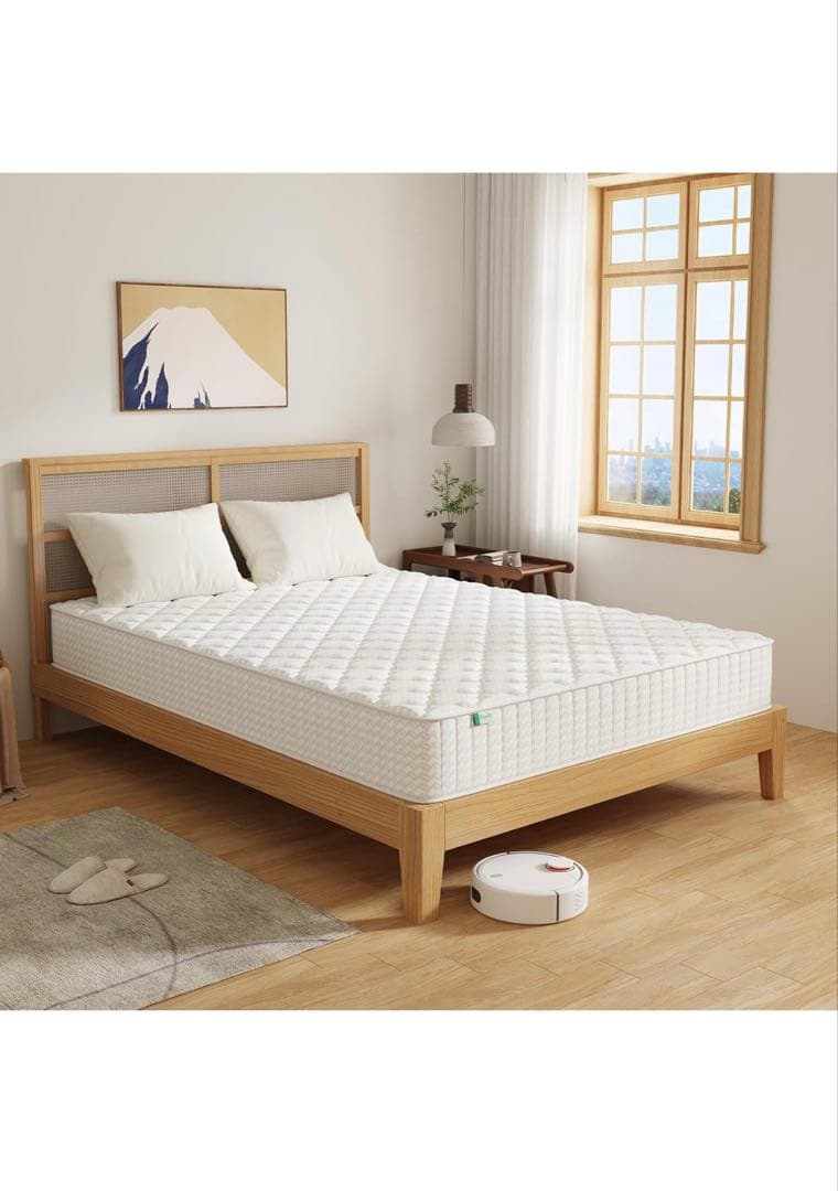 シングル マットレス 極厚20cm 硬め ポケットコイル 硬さ180N 高反発