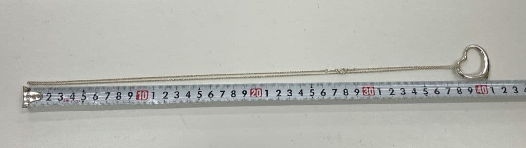 【ティファニー　オープンハートネックレス　XLサイズ】