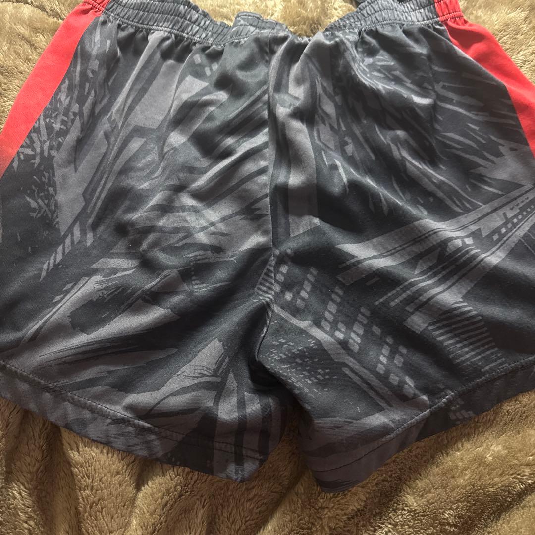 日本大学バレーボールパンツ XL グレー/レッド