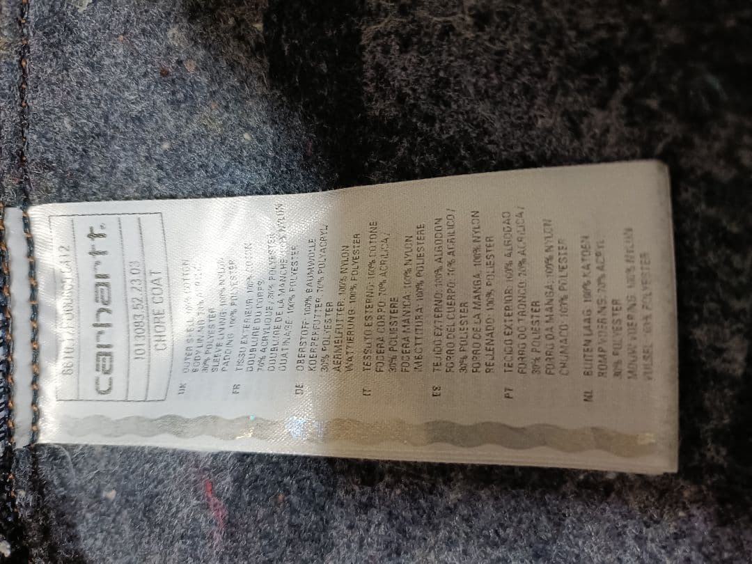 Carhartt WIP ミシガンチョアコート　ライニングあり　Sサイズ