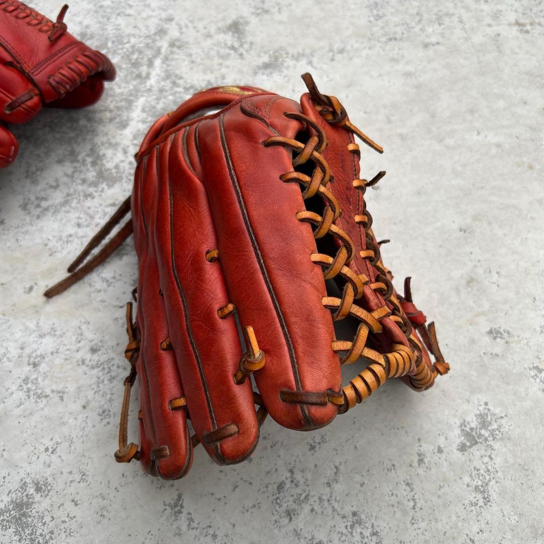 Rawlings Pro Primo硬式用グローブ 外野手用　左　赤