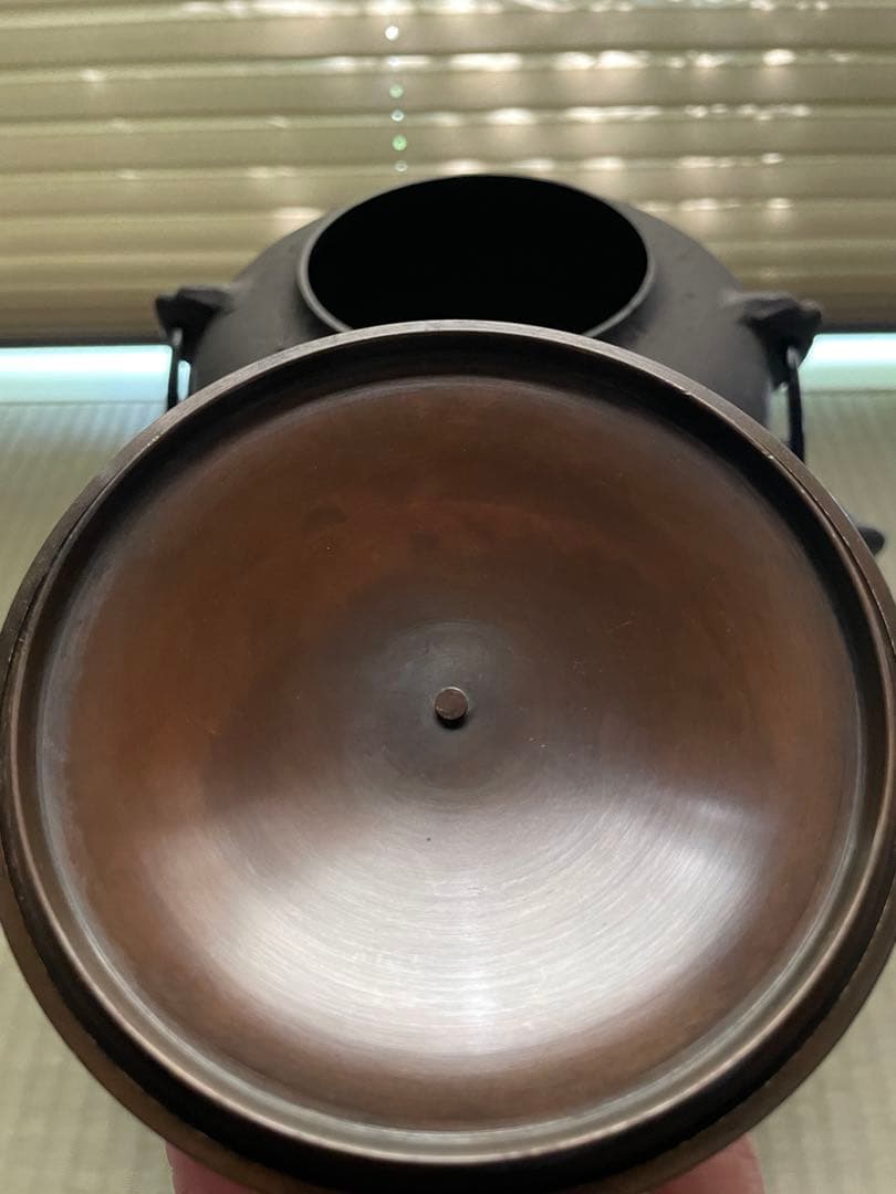 美品・未使用　茶釜(電熱器・敷板付き)