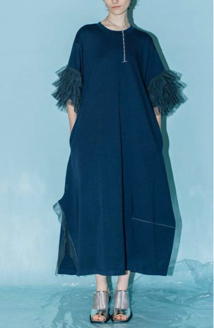 ＜AULA AILA＞フリルスリーブワンピース