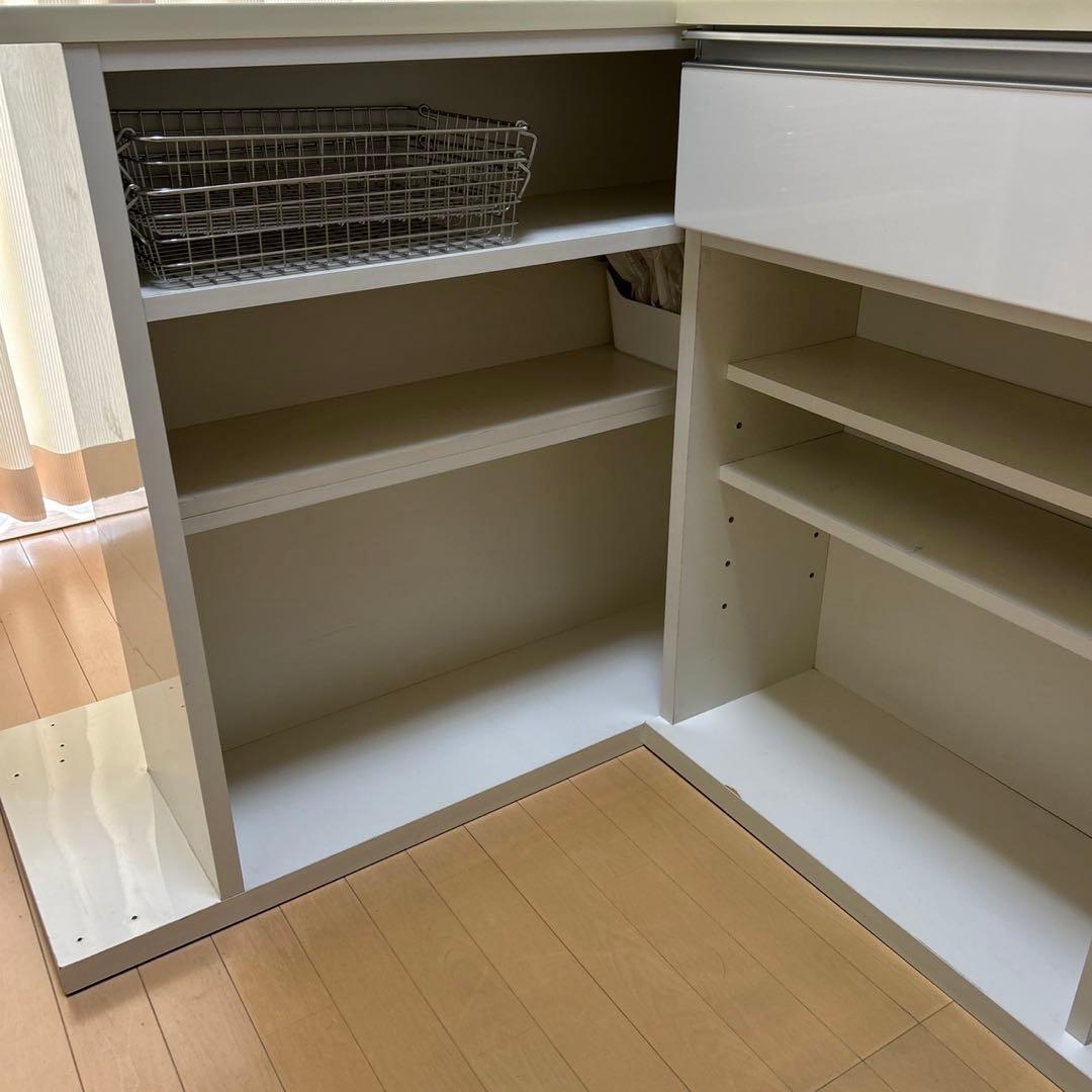 【バードさま専用】⭐️マツダ家具　L字カウンター　バーカウンター　シンプル　①