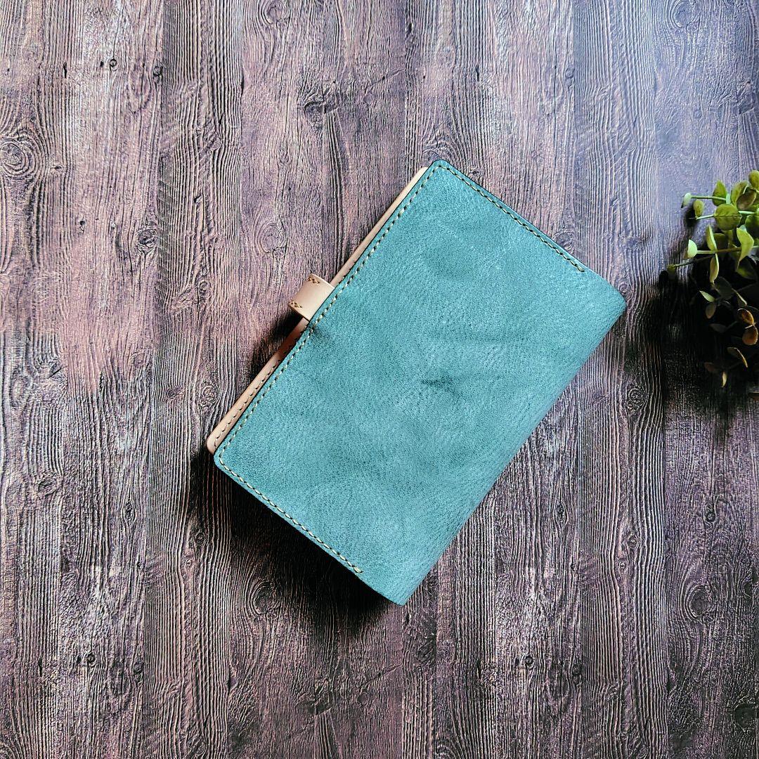 ハンドメイド 本革 お薬手帳カバー 母子手帳カバー 通帳ポーチ ミナペルホネン