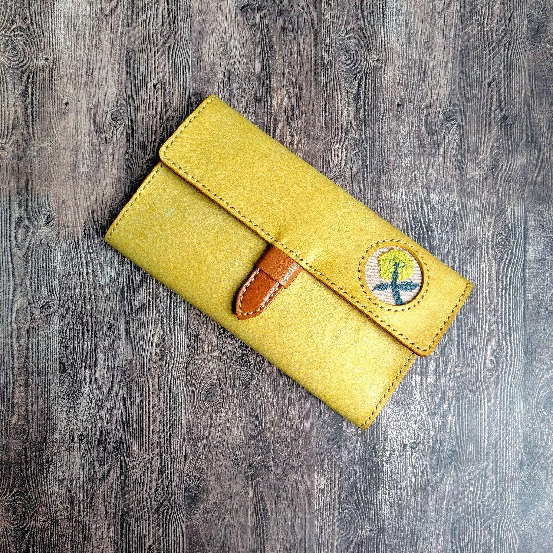 ハンドメイド 本革 お薬手帳カバー 母子手帳カバー 通帳ポーチ ミナペルホネン