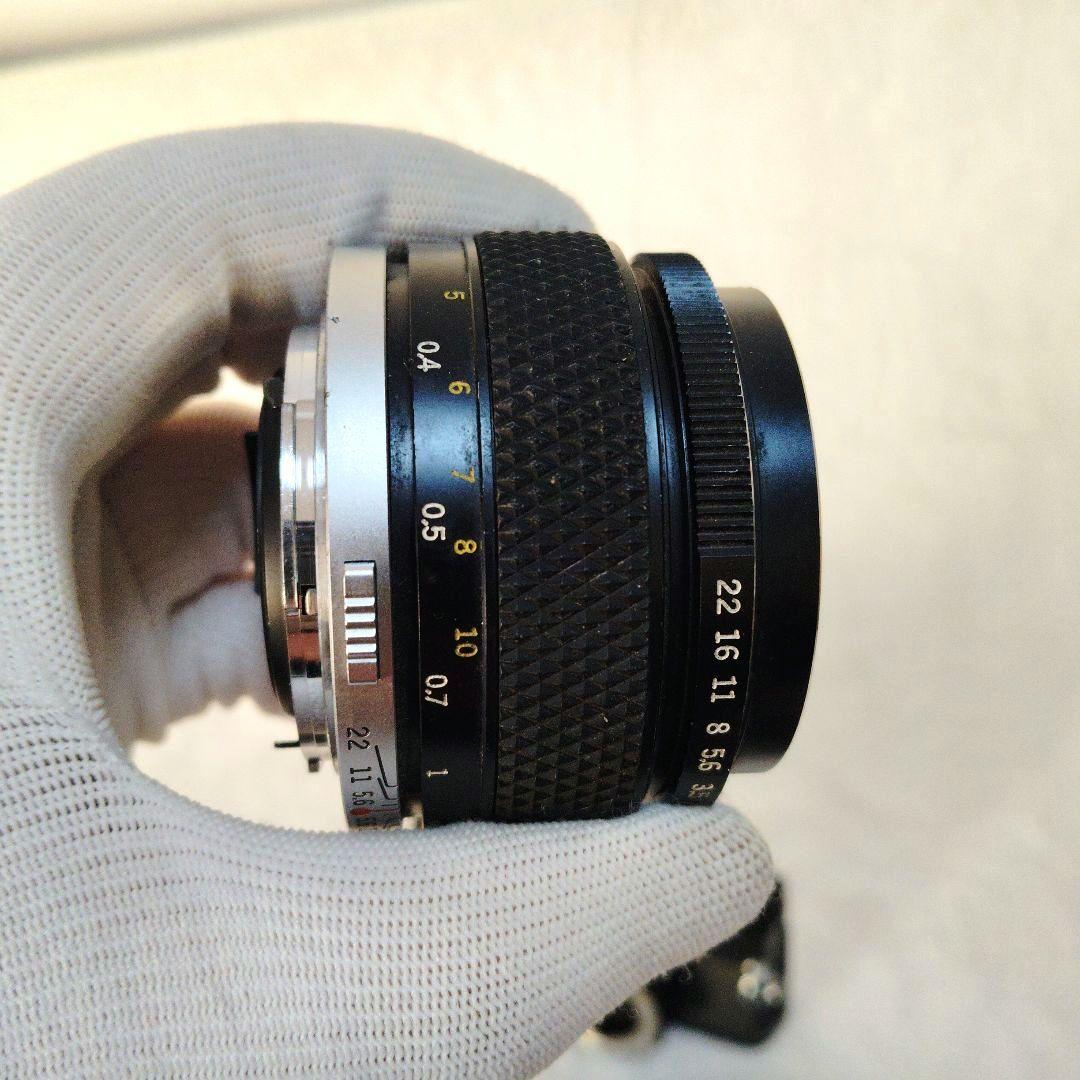 （1点難あり）OLYMPUS OM-2N 50mm 露出OKブラックボディ