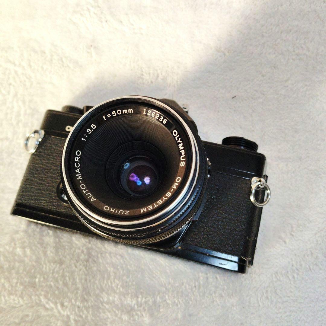 （1点難あり）OLYMPUS OM-2N 50mm 露出OKブラックボディ