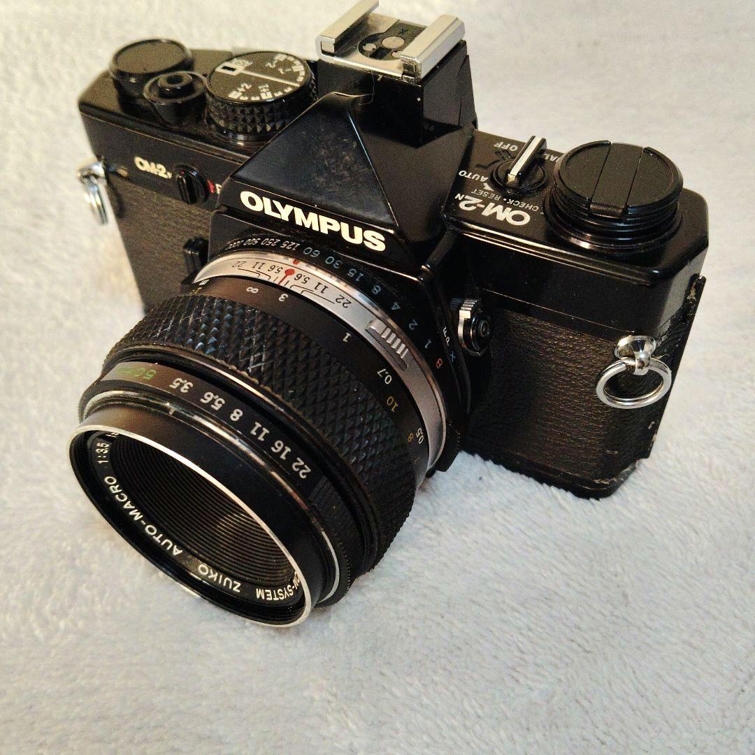 （1点難あり）OLYMPUS OM-2N 50mm 露出OKブラックボディ