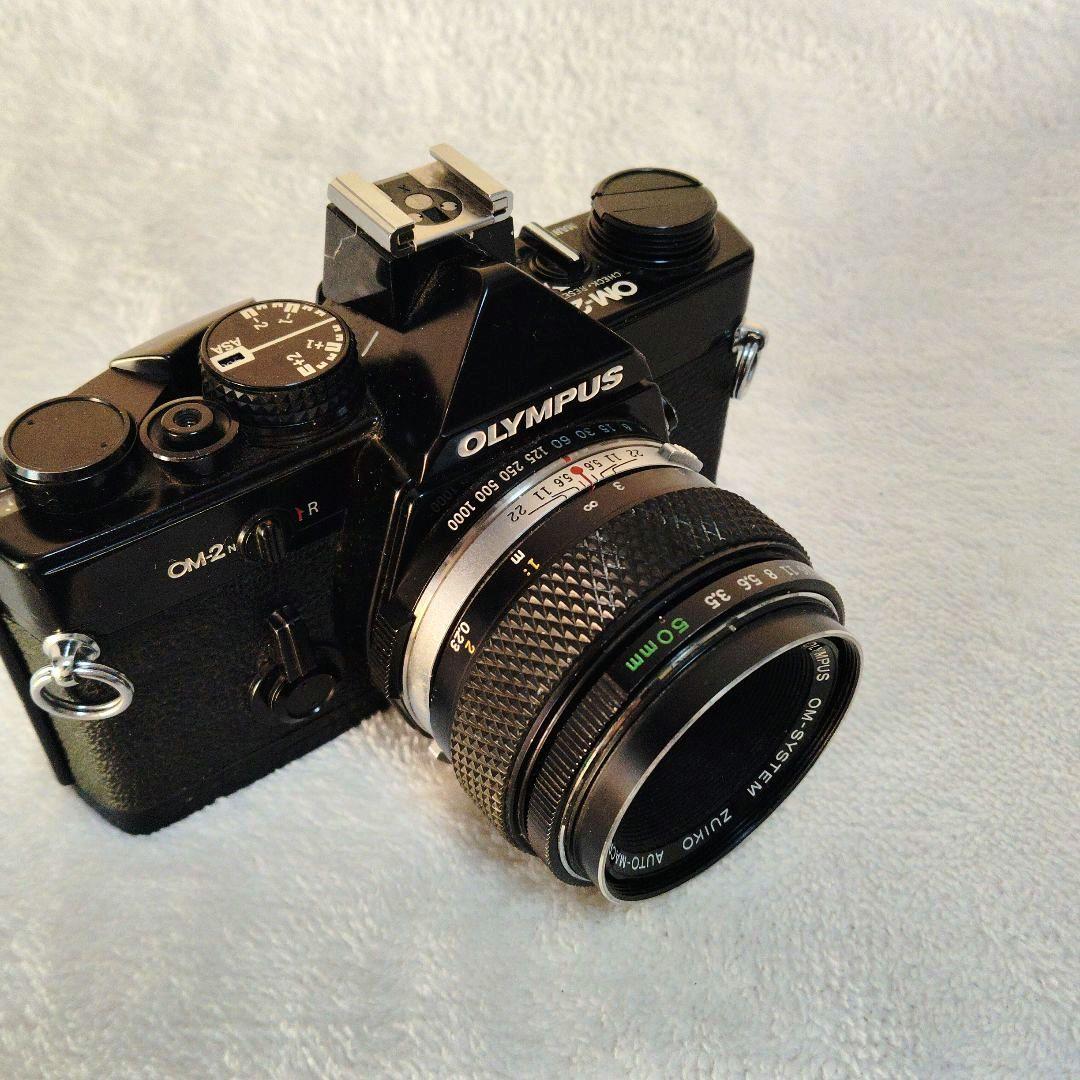 （1点難あり）OLYMPUS OM-2N 50mm 露出OKブラックボディ