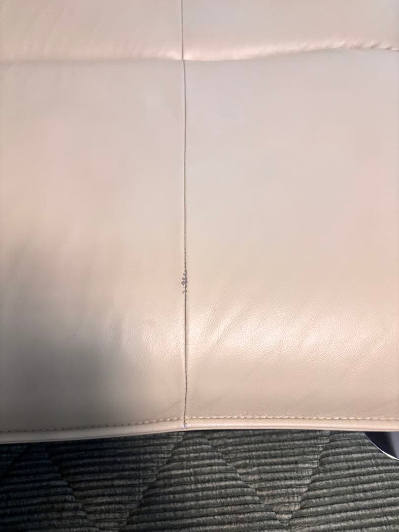 ②NITORIのロゾ4シリーズ本革左カウチソファ①と②セット販売