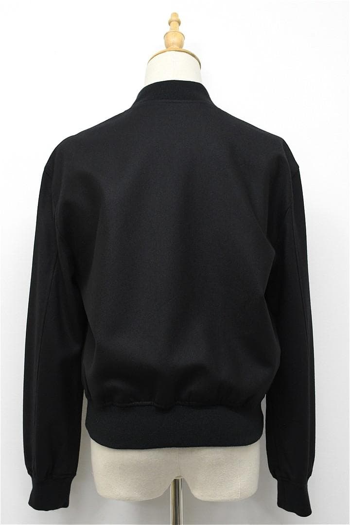 T310/美品 THEORY スリークサキソニー ブルゾン ジャケット P 黒