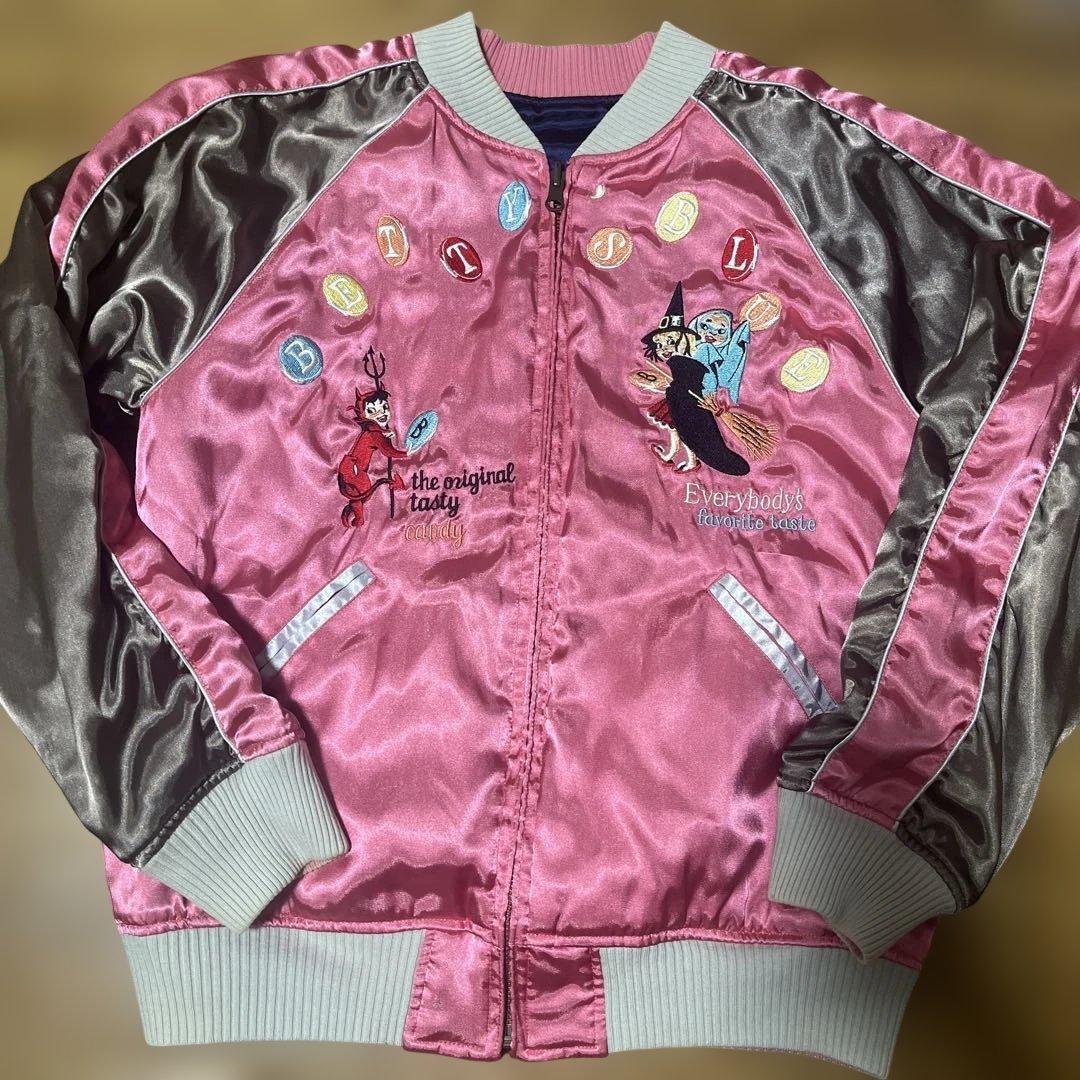 【レア】BETTY'S BLUE スカジャン リバーシブル