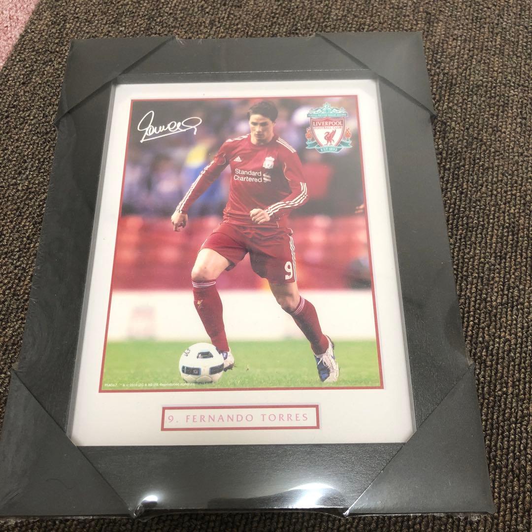 リヴァプール　フェルナンドトーレス　サイン入り額縁
