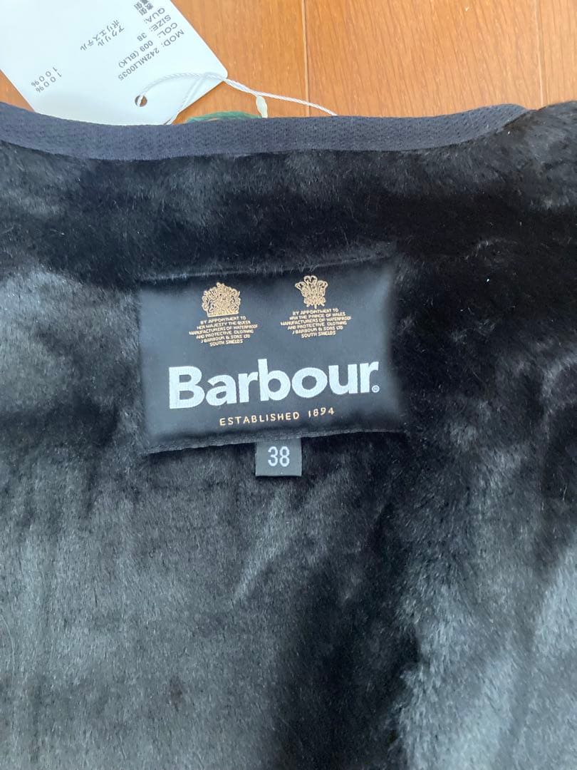 【新品未使用】Barbour バブアー38 ファー ライナー ベスト