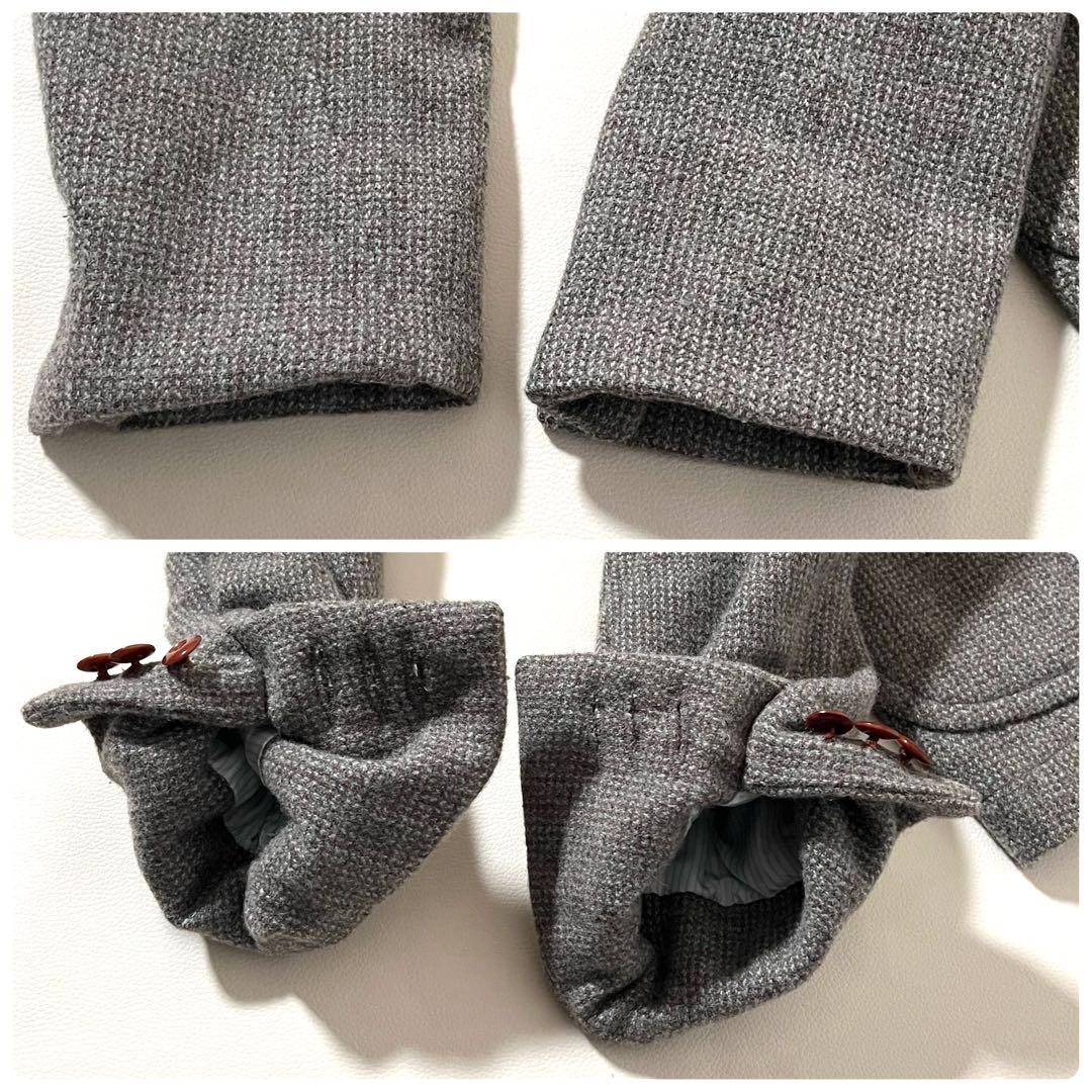 【美品】45R umii908　ツイードジャケット　アンコン　段返り3B　本切羽