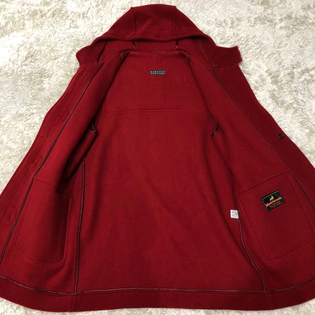 美品✨バーニーズニューヨーク×ムーアブルック ダッフルコート レッド 38(M)