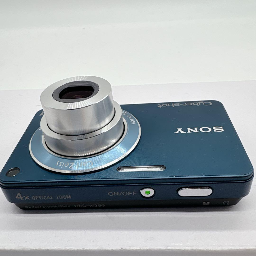 SONY Cyber-shot DSC-W350コンパクトデジタルカメラ ブルー