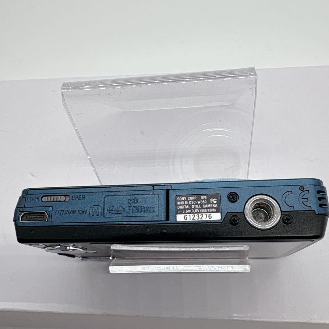 SONY Cyber-shot DSC-W350コンパクトデジタルカメラ ブルー