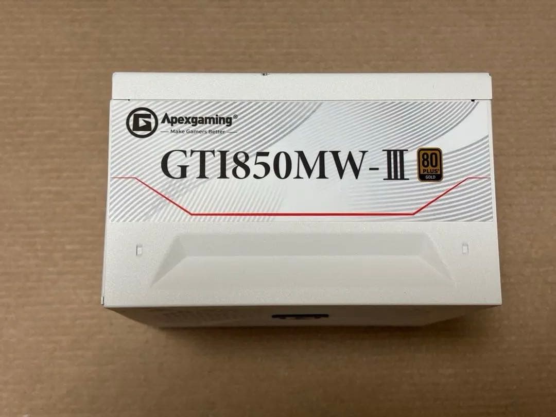 GTI850MW-III電源ユニット 850W 80PLUS GOLD ホワイト