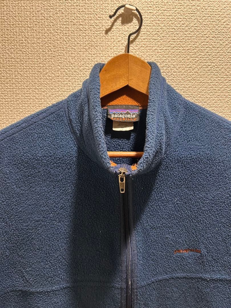 パタゴニア シンチラ ベスト L フリース USA ネイビー