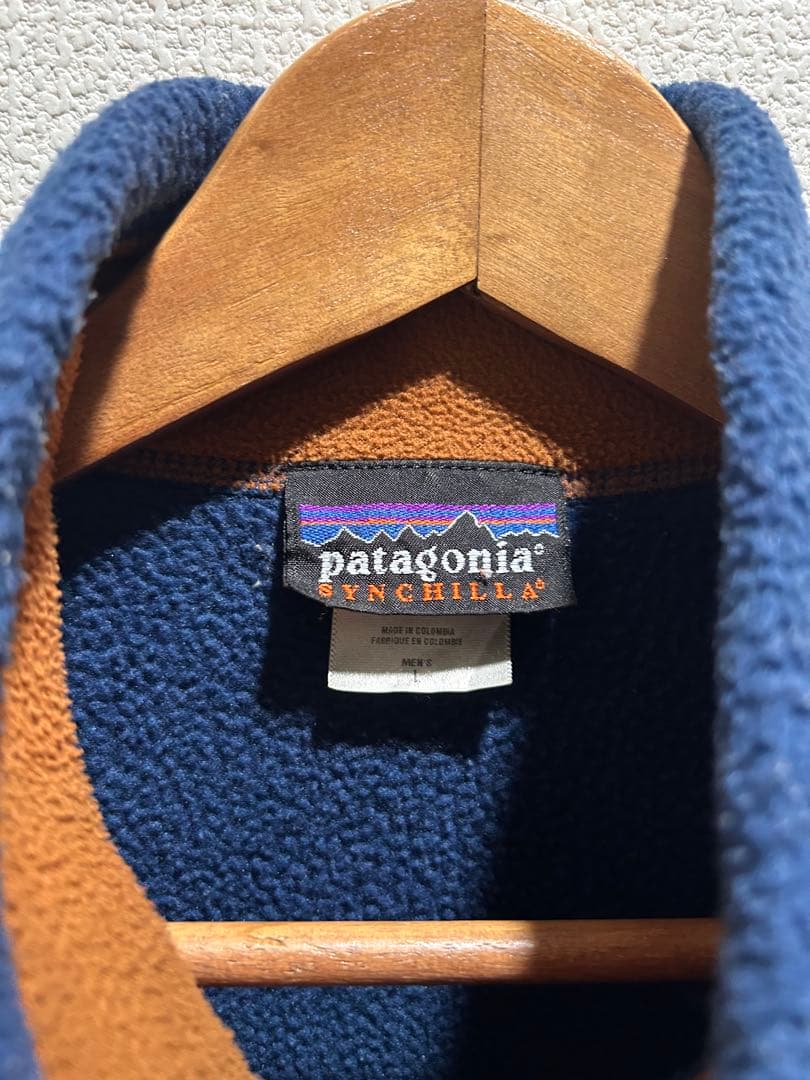 パタゴニア シンチラ ベスト L フリース USA ネイビー