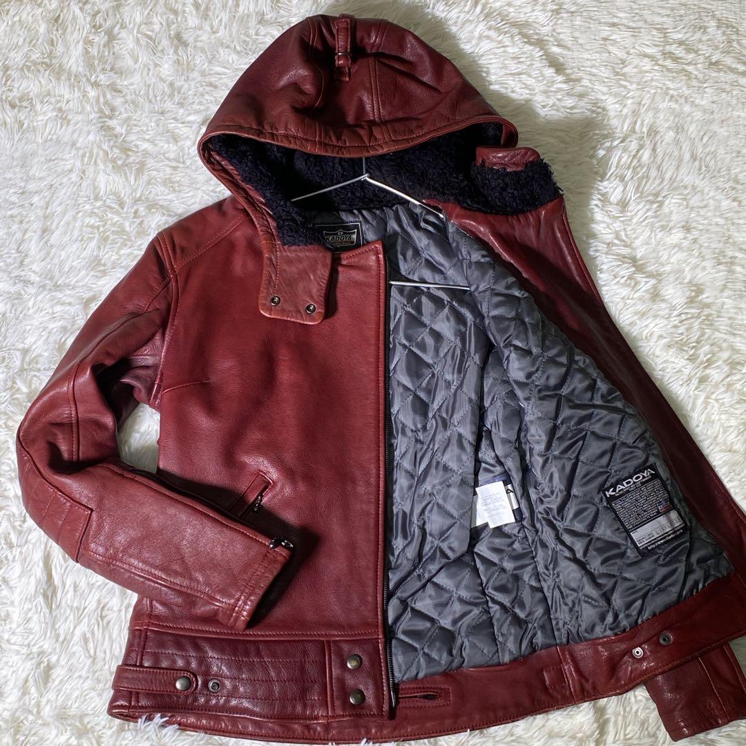 美品　KADOYA カドヤ MR-LOADED レザージャケット　ライダース