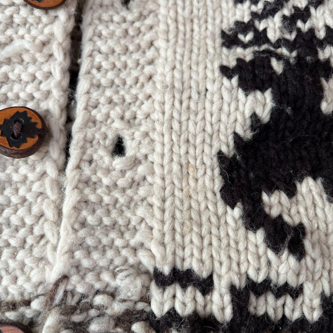 Kanataカウチンニット限定50'sVintageウッドボタンサイズM〜Ｌ相当