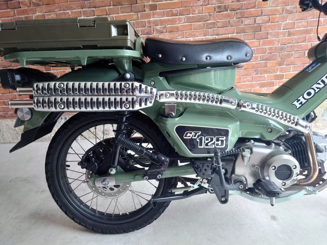 SP武川 TAKEGAWA スクランブラーマフラー ハンターカブ CT125