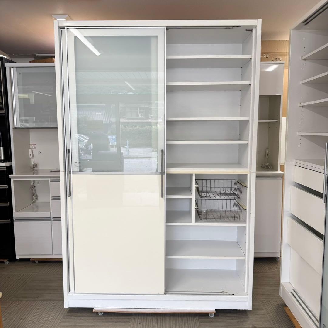 定価数十万♪ モリタインテリア 140cm幅ダイニングボード 食器棚 キッチン