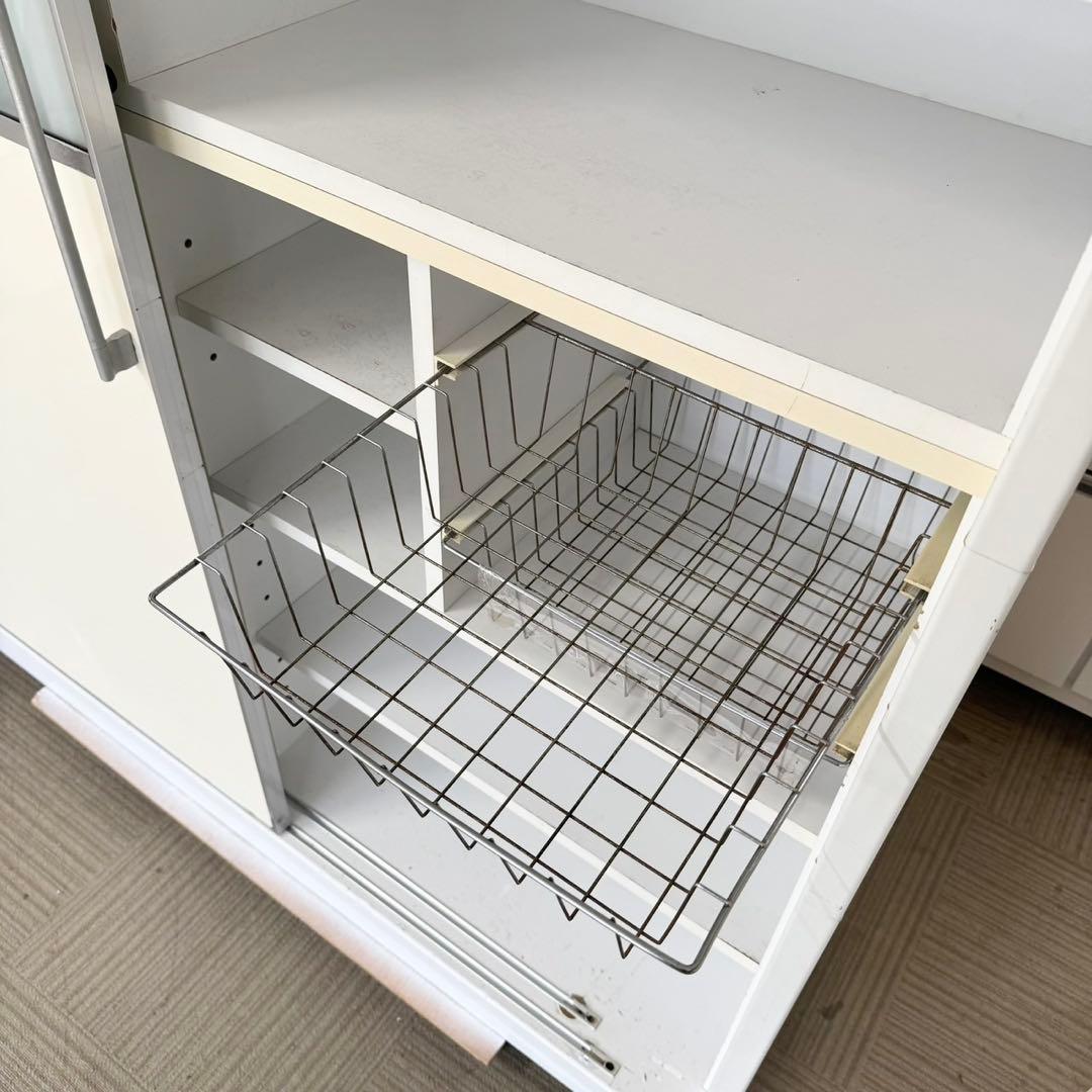 定価数十万♪ モリタインテリア 140cm幅ダイニングボード 食器棚 キッチン