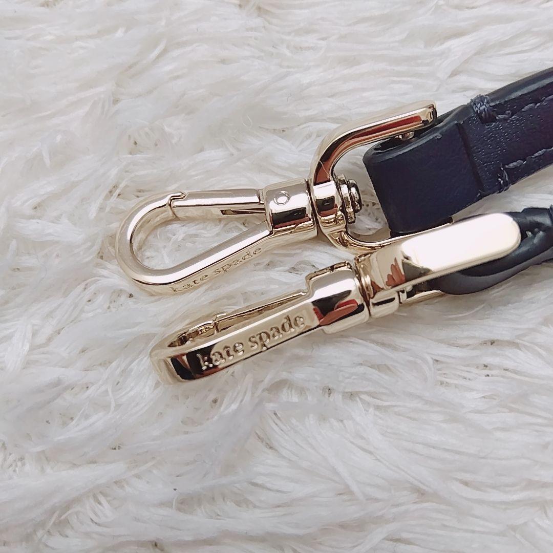 【極美品】ケイトスペード　ウィッカークラブ　かごバッグ　ショルダー　2WAY　青