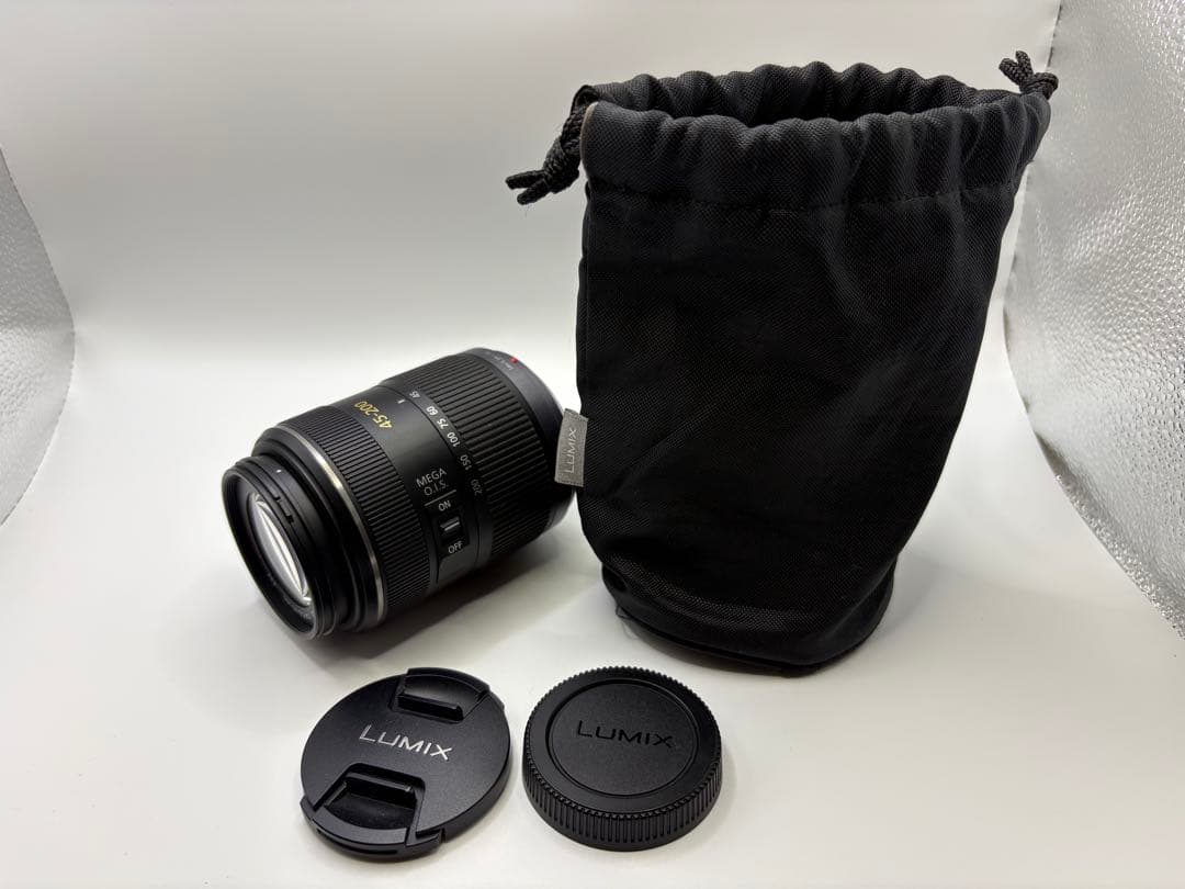 LUMIX 45-200mm レンズ MEGA O.I.S.