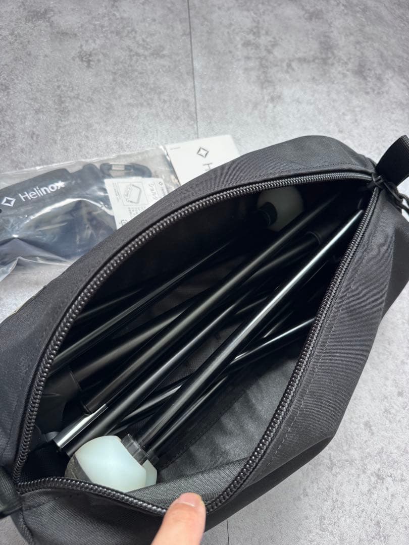 helinox タクティカルチェアＬ　ブラック　ボールフィート　ストラップセット