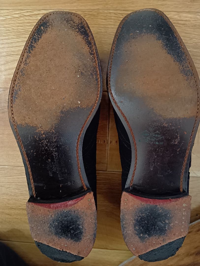 ム*ン様 旧Church'sチャーチ ブルースウェードフルブローグ CHARTE