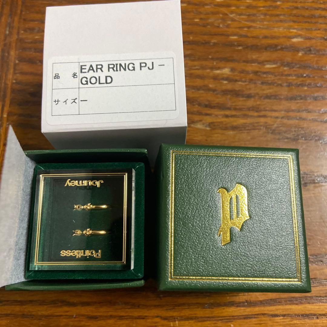 アクセサリー pointlessjourney EAR RING PJ - GOLD