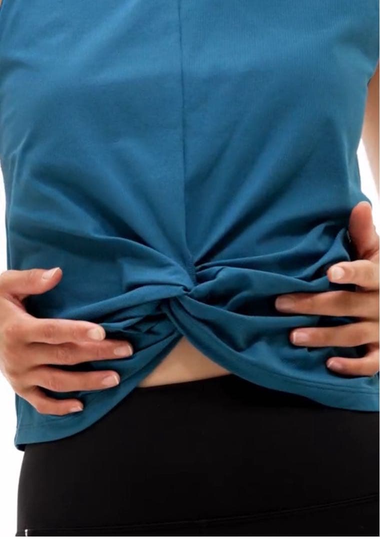 【SUKALA】ブラトップ付きペーパーライクタンクトップ サイズM