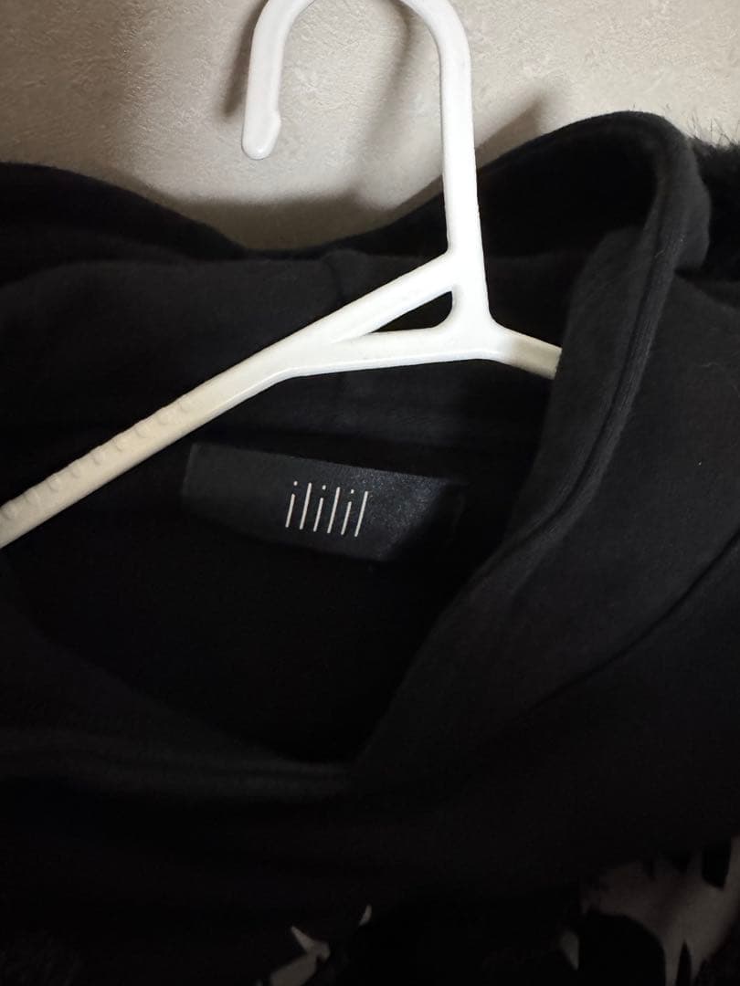 ililil イルイルイル 悪ぶったらこうなった パーカー F