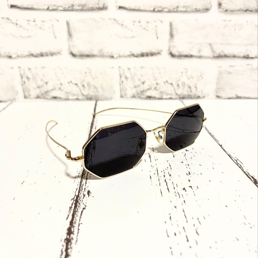 【新品】【タグ】PINE×SUGALISM サングラス 八角形 眼鏡 チタン