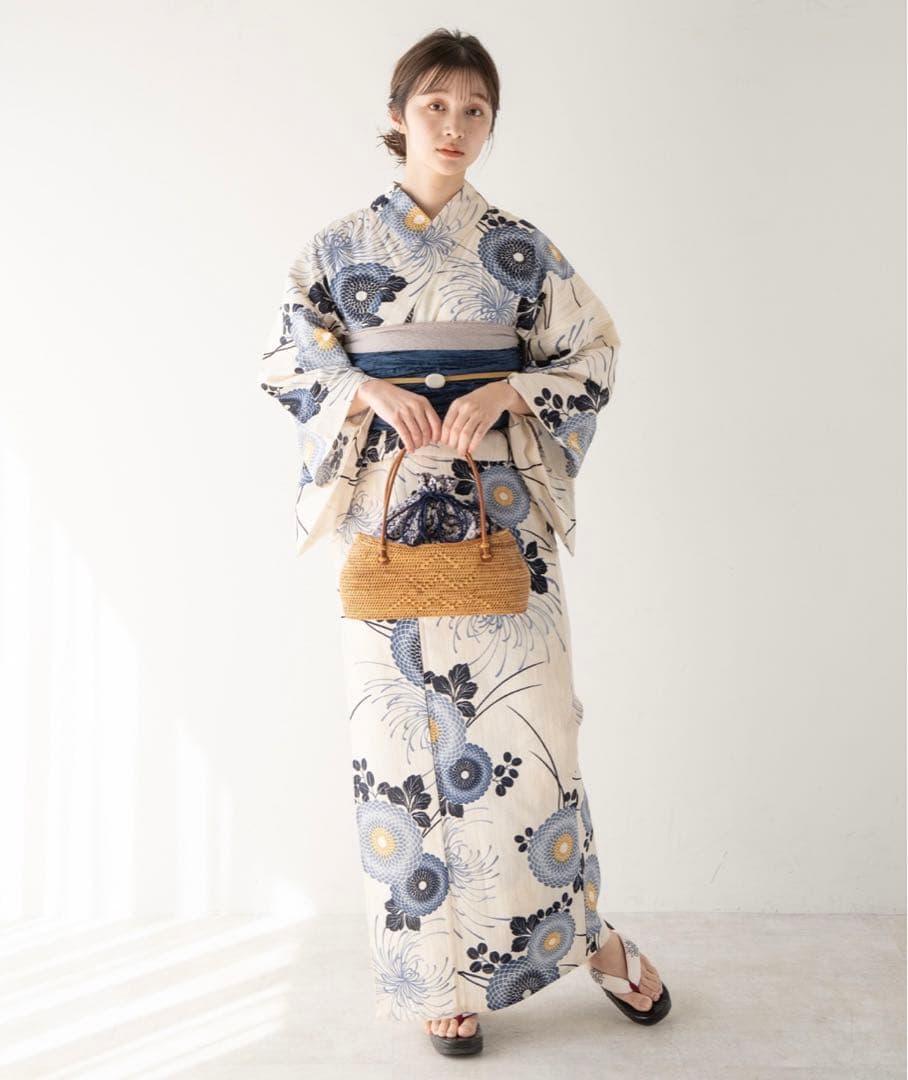 残り1点！ 新品未使用未開封品　 ゆかた館グレース　人気浴衣M 5点セット