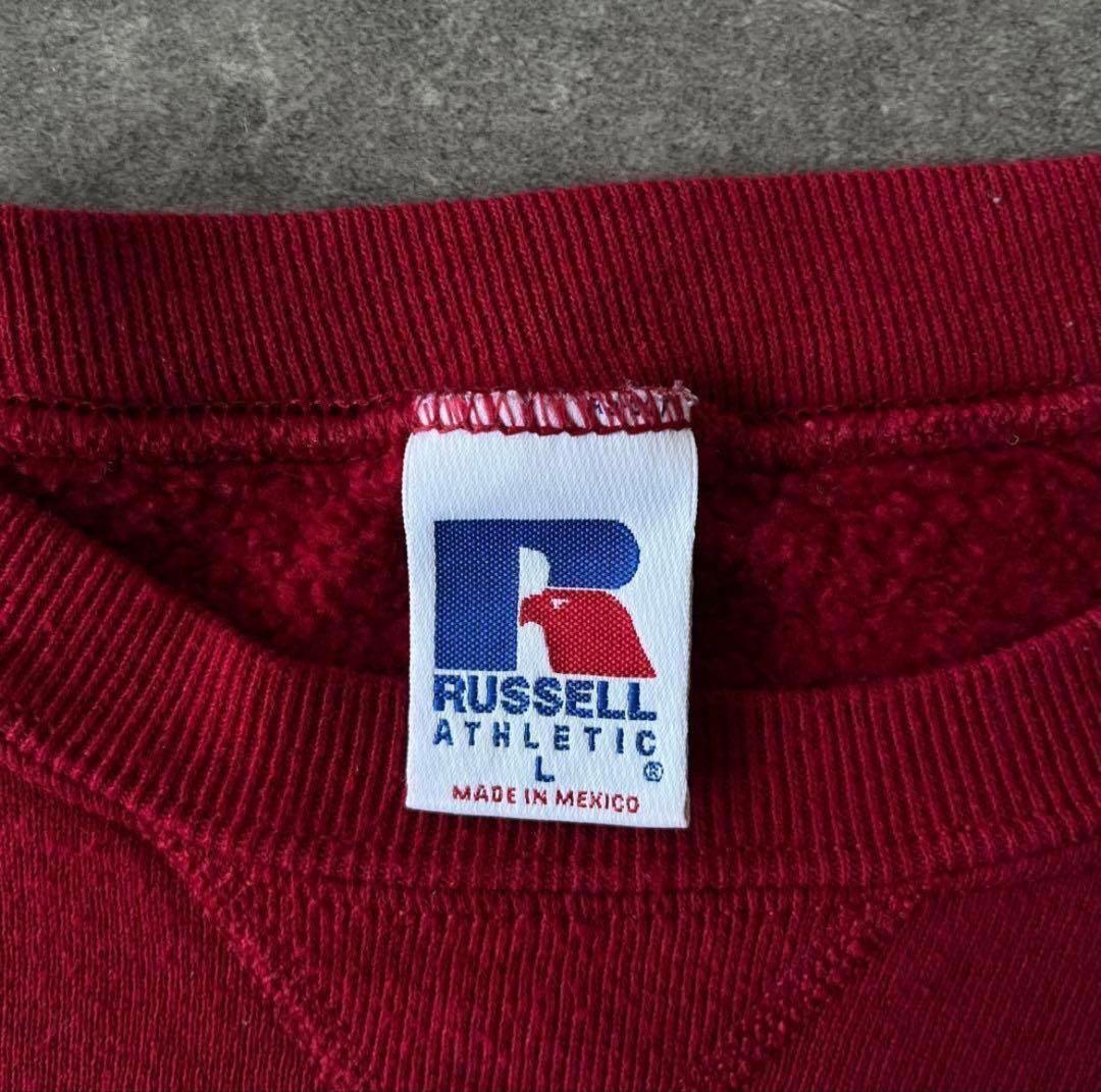 s*i様 90s RUSSELL ATHLETIC 無地 スウェット L 前V
