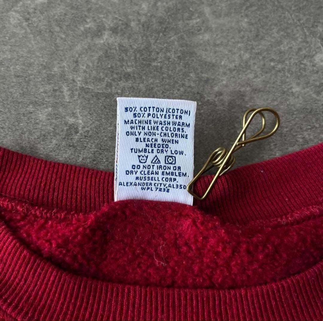 s*i様 90s RUSSELL ATHLETIC 無地 スウェット L 前V