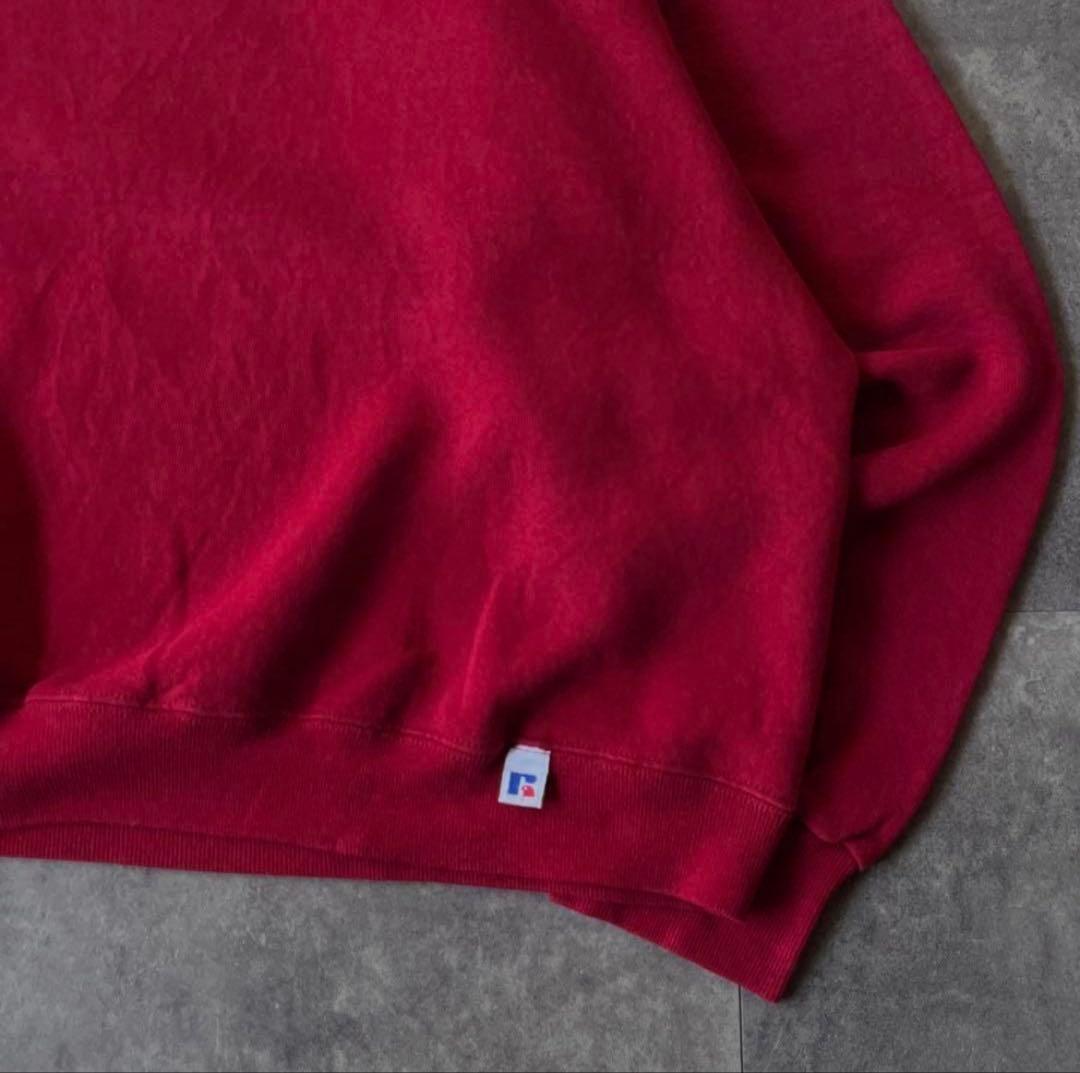 s*i様 90s RUSSELL ATHLETIC 無地 スウェット L 前V